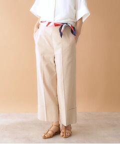 THE SHOP TK / ザ ショップ ティーケー ショート・ハーフ・半端丈パンツ | 麻混ワイドパンツ【洗える】