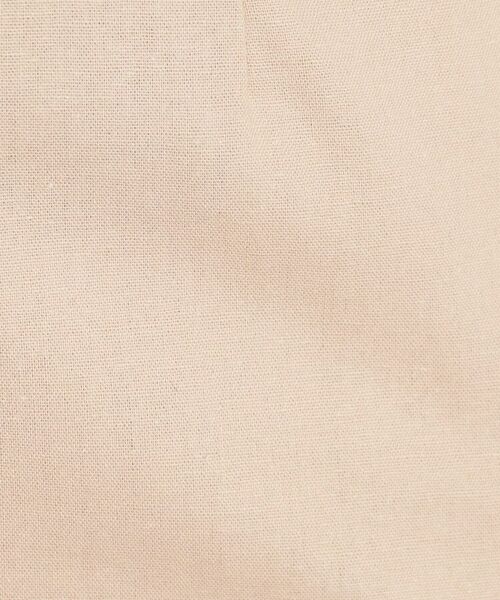 THE SHOP TK / ザ ショップ ティーケー ショート・ハーフ・半端丈パンツ | 麻混ワイドパンツ【洗える】 | 詳細15