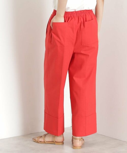 THE SHOP TK / ザ ショップ ティーケー ショート・ハーフ・半端丈パンツ | 麻混ワイドパンツ【洗える】 | 詳細16