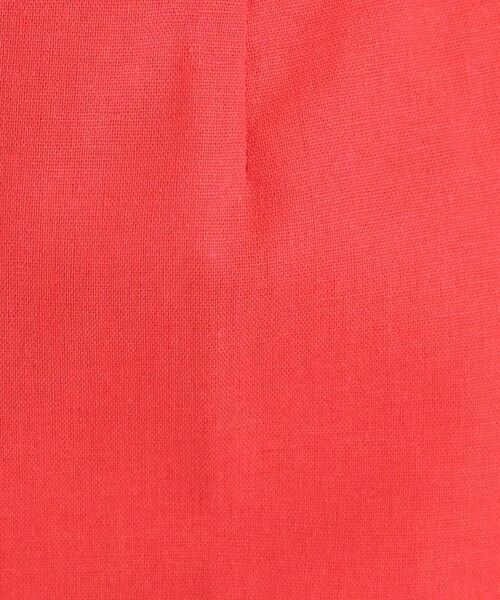 THE SHOP TK / ザ ショップ ティーケー ショート・ハーフ・半端丈パンツ | 麻混ワイドパンツ【洗える】 | 詳細19