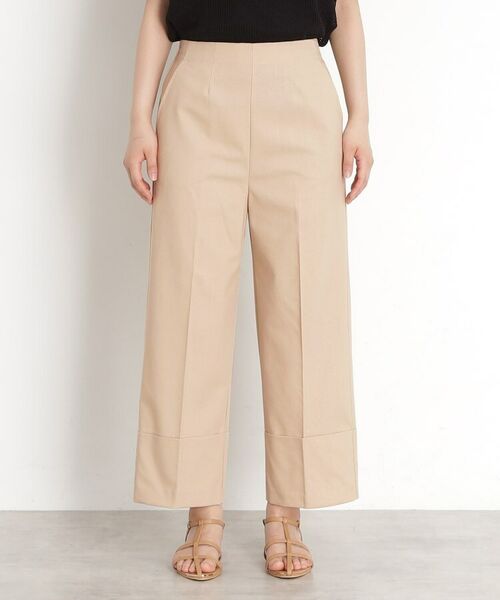 THE SHOP TK / ザ ショップ ティーケー ショート・ハーフ・半端丈パンツ | 麻混ワイドパンツ【洗える】 | 詳細24