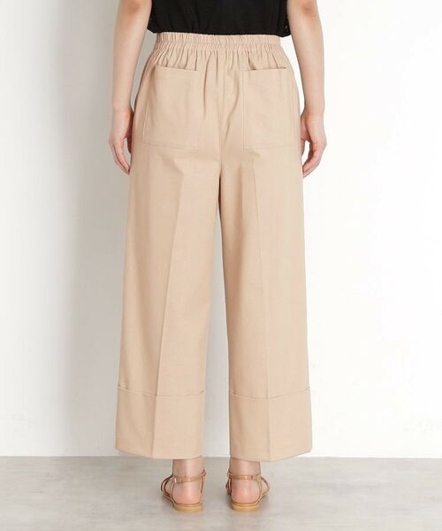 THE SHOP TK / ザ ショップ ティーケー ショート・ハーフ・半端丈パンツ | 麻混ワイドパンツ【洗える】 | 詳細26