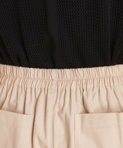 THE SHOP TK / ザ ショップ ティーケー ショート・ハーフ・半端丈パンツ | 麻混ワイドパンツ【洗える】 | 詳細30