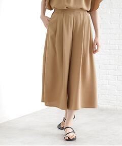 THE SHOP TK / ザ ショップ ティーケー ショート・ハーフ・半端丈パンツ | フレアスカーチョ【防シワ／接触冷感／洗濯機OK/セットアップ可】