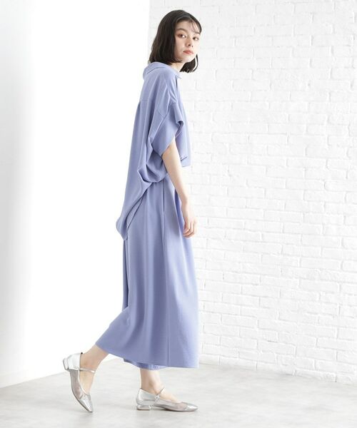 THE SHOP TK / ザ ショップ ティーケー ショート・ハーフ・半端丈パンツ | フレアスカーチョ【防シワ／接触冷感／洗濯機OK/セットアップ可】 | 詳細11