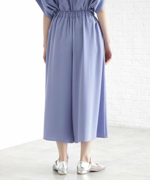 THE SHOP TK / ザ ショップ ティーケー ショート・ハーフ・半端丈パンツ | フレアスカーチョ【防シワ／接触冷感／洗濯機OK/セットアップ可】 | 詳細15