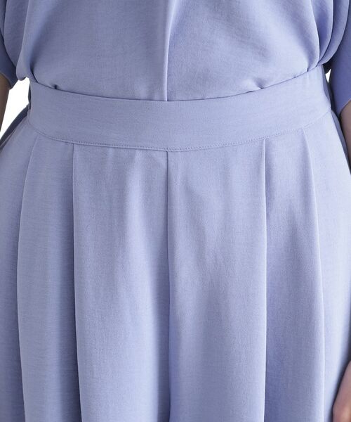 THE SHOP TK / ザ ショップ ティーケー ショート・ハーフ・半端丈パンツ | フレアスカーチョ【防シワ／接触冷感／洗濯機OK/セットアップ可】 | 詳細16