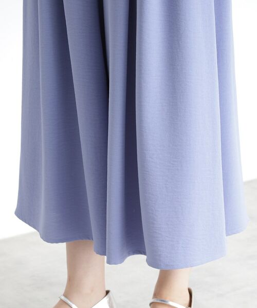 THE SHOP TK / ザ ショップ ティーケー ショート・ハーフ・半端丈パンツ | フレアスカーチョ【防シワ／接触冷感／洗濯機OK/セットアップ可】 | 詳細19