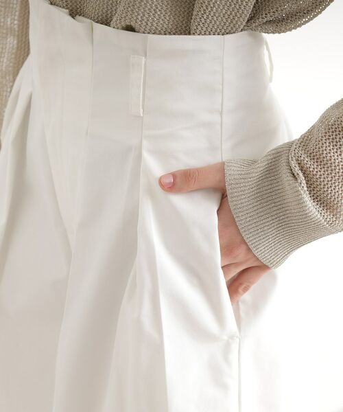 THE SHOP TK / ザ ショップ ティーケー パンツ | ハイウエストタックワイドパンツ【洗える】 | 詳細17