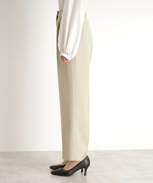 THE SHOP TK / ザ ショップ ティーケー パンツ | 【セットアップ可】セミワイドパンツ/洗える | 詳細10