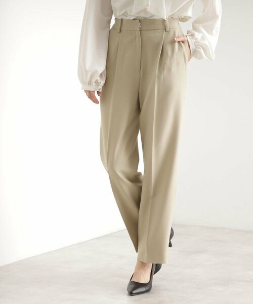 THE SHOP TK / ザ ショップ ティーケー パンツ | 【セットアップ可】セミワイドパンツ/洗える | 詳細5