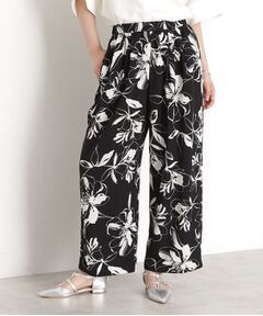THE SHOP TK / ザ ショップ ティーケー パンツ | フラワープリントイージーパンツ【洗える】