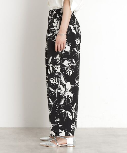 THE SHOP TK / ザ ショップ ティーケー パンツ | フラワープリントイージーパンツ【洗える】 | 詳細22