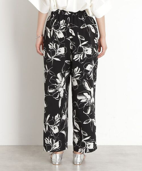 THE SHOP TK / ザ ショップ ティーケー パンツ | フラワープリントイージーパンツ【洗える】 | 詳細23