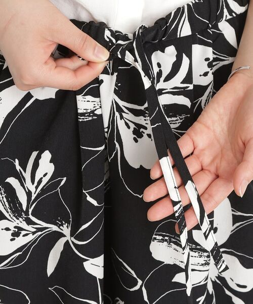 THE SHOP TK / ザ ショップ ティーケー パンツ | フラワープリントイージーパンツ【洗える】 | 詳細25