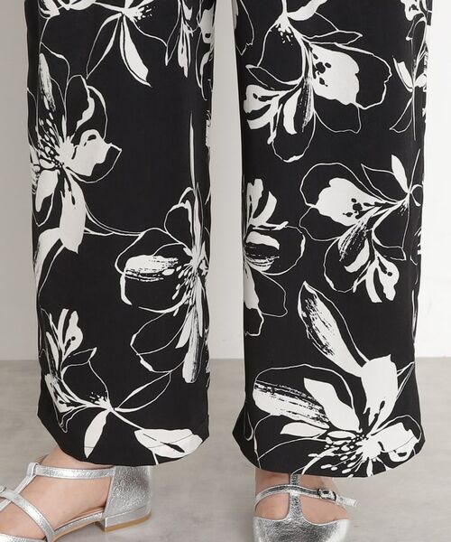 THE SHOP TK / ザ ショップ ティーケー パンツ | フラワープリントイージーパンツ【洗える】 | 詳細28