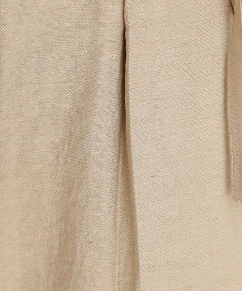 THE SHOP TK / ザ ショップ ティーケー ショート・ハーフ・半端丈パンツ | リネン混ハーフパンツ【洗える/セットアップ可】 | 詳細15