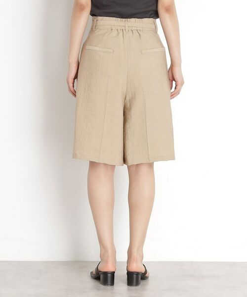 THE SHOP TK / ザ ショップ ティーケー ショート・ハーフ・半端丈パンツ | リネン混ハーフパンツ【洗える/セットアップ可】 | 詳細18