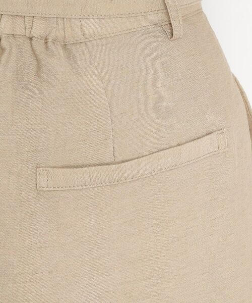 THE SHOP TK / ザ ショップ ティーケー ショート・ハーフ・半端丈パンツ | リネン混ハーフパンツ【洗える/セットアップ可】 | 詳細23