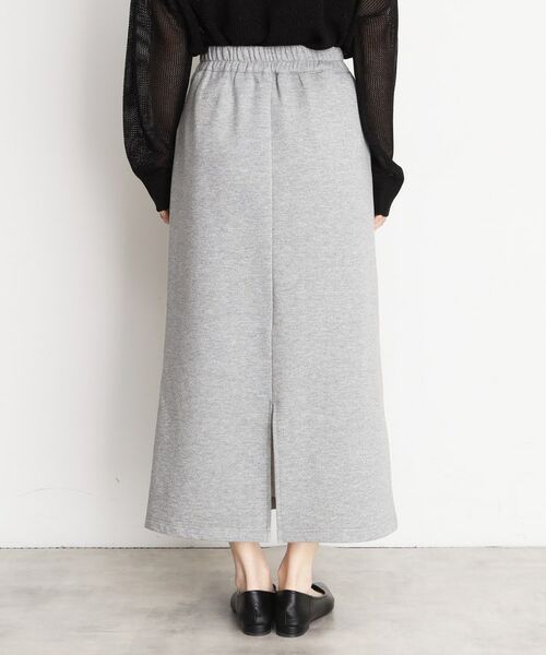 THE SHOP TK / ザ ショップ ティーケー ロング・マキシ丈スカート | 裏毛ラメスカート【洗える】 | 詳細11