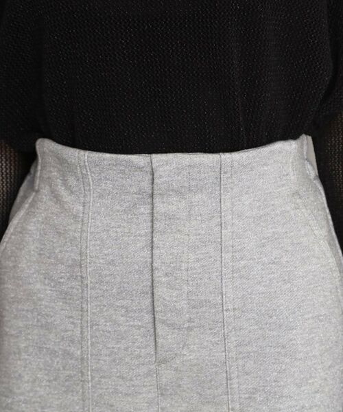 THE SHOP TK / ザ ショップ ティーケー ロング・マキシ丈スカート | 裏毛ラメスカート【洗える】 | 詳細12