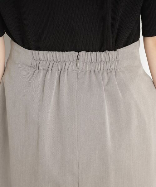 THE SHOP TK / ザ ショップ ティーケー ロング・マキシ丈スカート | 裾シアーナロースカート【洗える】 | 詳細17