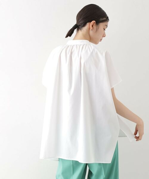 THE SHOP TK / ザ ショップ ティーケー シャツ・ブラウス | 袖ギャザーブラウス【洗濯機OK】 | 詳細2