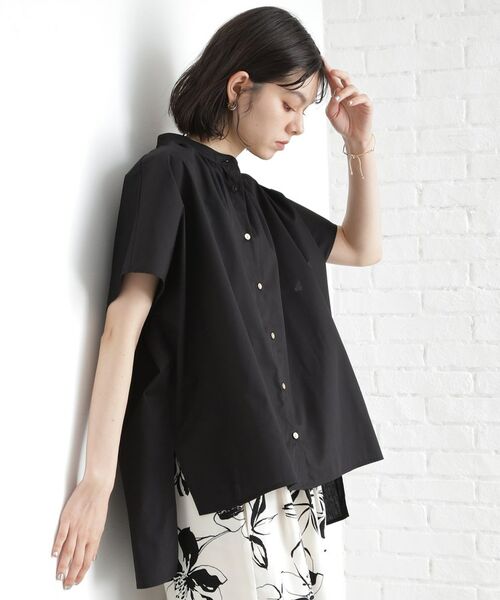 THE SHOP TK / ザ ショップ ティーケー シャツ・ブラウス | 袖ギャザーブラウス【洗濯機OK】 | 詳細6