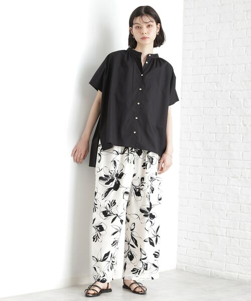 THE SHOP TK / ザ ショップ ティーケー シャツ・ブラウス | 袖ギャザーブラウス【洗濯機OK】 | 詳細7