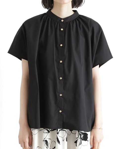 THE SHOP TK / ザ ショップ ティーケー シャツ・ブラウス | 袖ギャザーブラウス【洗濯機OK】 | 詳細9