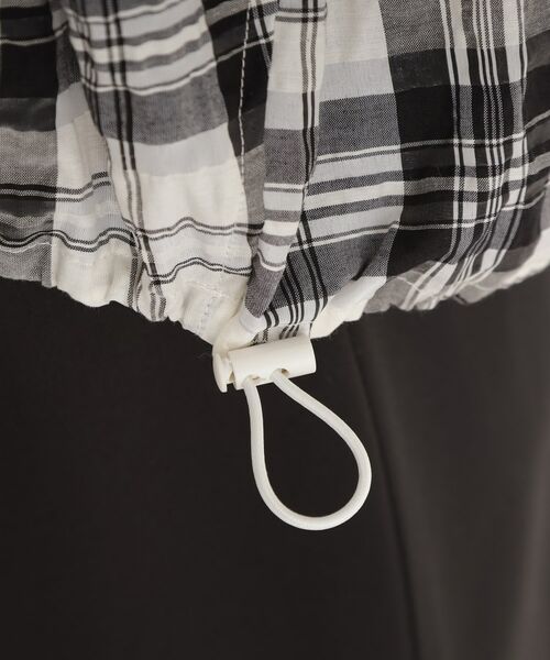 THE SHOP TK / ザ ショップ ティーケー シャツ・ブラウス | チェックギャザーブラウス【洗える】 | 詳細17