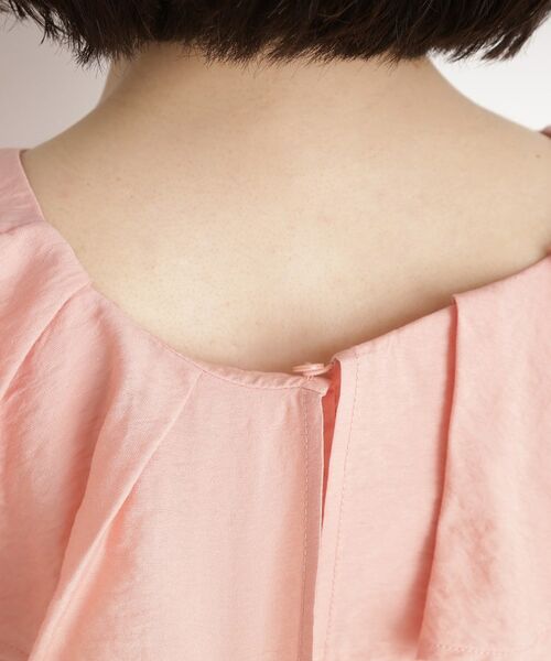 THE SHOP TK / ザ ショップ ティーケー シャツ・ブラウス | ラッフルカラーブラウス【洗濯機OK】 | 詳細18