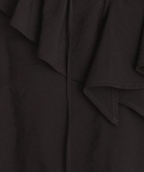 THE SHOP TK / ザ ショップ ティーケー シャツ・ブラウス | ラッフルカラーブラウス【洗濯機OK】 | 詳細4