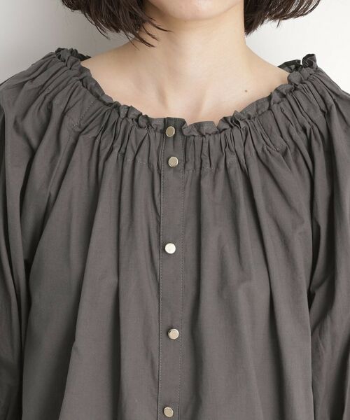 THE SHOP TK / ザ ショップ ティーケー シャツ・ブラウス | 【前後2WAY】ギャザーブラウス/洗濯機OK | 詳細22