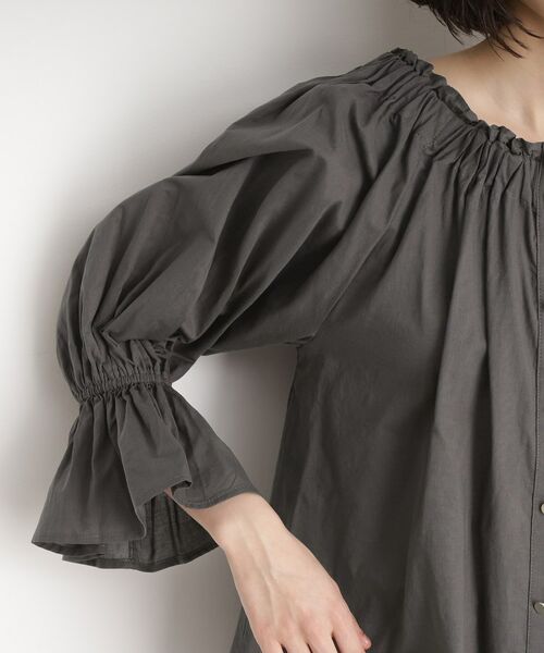 THE SHOP TK / ザ ショップ ティーケー シャツ・ブラウス | 【前後2WAY】ギャザーブラウス/洗濯機OK | 詳細23