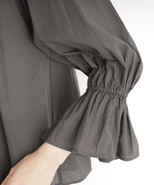 THE SHOP TK / ザ ショップ ティーケー シャツ・ブラウス | 【前後2WAY】ギャザーブラウス/洗濯機OK | 詳細24