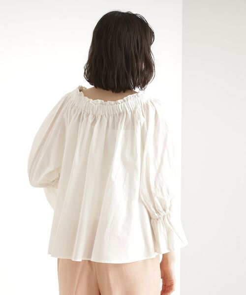 THE SHOP TK / ザ ショップ ティーケー シャツ・ブラウス | 【前後2WAY】ギャザーブラウス/洗濯機OK | 詳細3