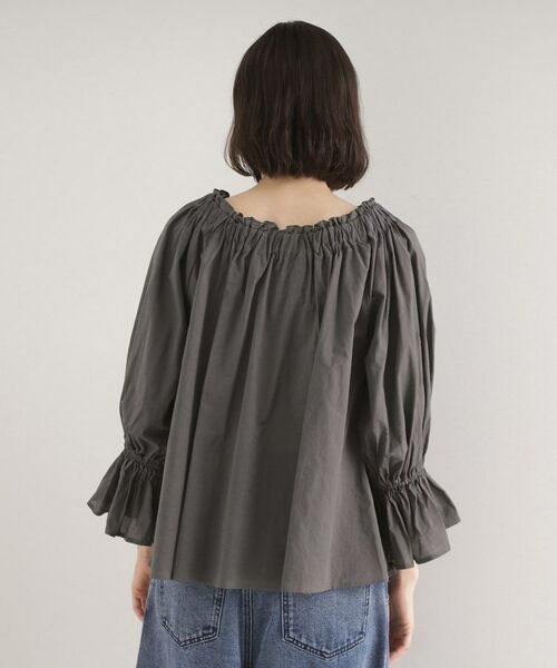 THE SHOP TK / ザ ショップ ティーケー シャツ・ブラウス | 【前後2WAY】ギャザーブラウス/洗濯機OK | 詳細7