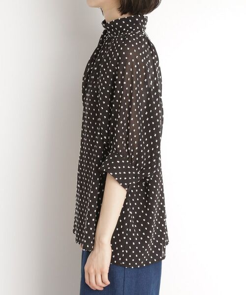 THE SHOP TK / ザ ショップ ティーケー シャツ・ブラウス | ドットジャカードブラウス【洗える】 | 詳細10