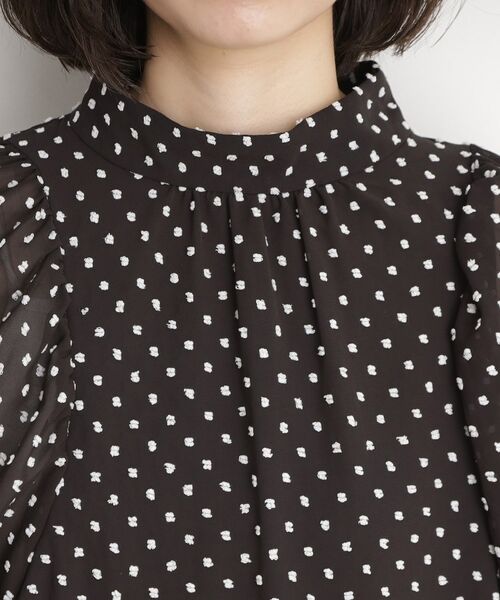 THE SHOP TK / ザ ショップ ティーケー シャツ・ブラウス | ドットジャカードブラウス【洗える】 | 詳細12