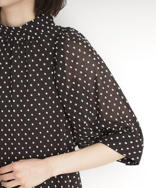 THE SHOP TK / ザ ショップ ティーケー シャツ・ブラウス | ドットジャカードブラウス【洗える】 | 詳細14