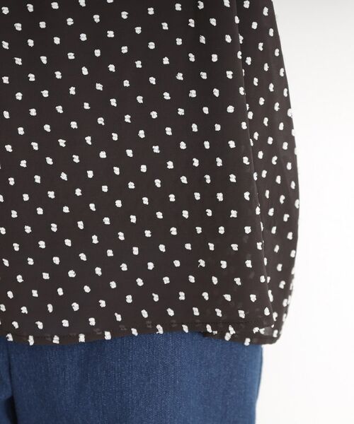 THE SHOP TK / ザ ショップ ティーケー シャツ・ブラウス | ドットジャカードブラウス【洗える】 | 詳細15