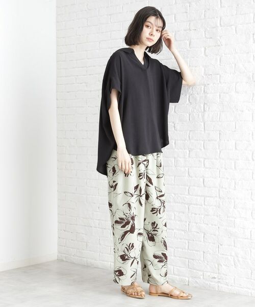 THE SHOP TK / ザ ショップ ティーケー シャツ・ブラウス | スキッパーシャツ【防シワ/接触冷感/洗濯機OK/セットアップ可】 | 詳細10