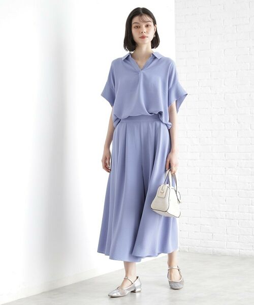 THE SHOP TK / ザ ショップ ティーケー シャツ・ブラウス | スキッパーシャツ【防シワ/接触冷感/洗濯機OK/セットアップ可】 | 詳細17