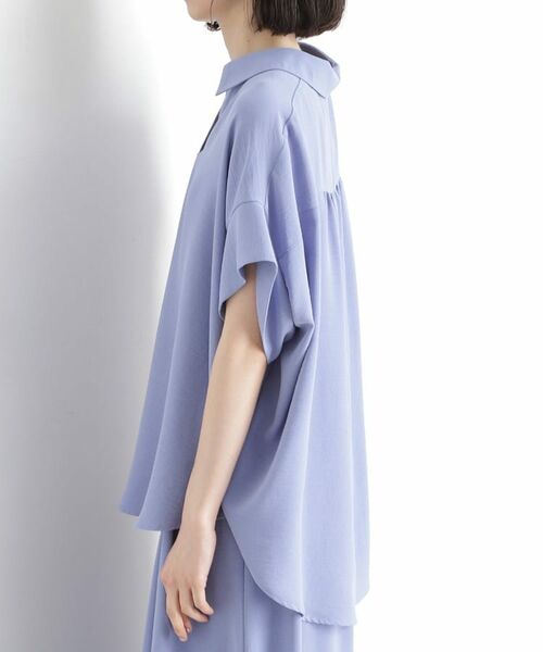 THE SHOP TK / ザ ショップ ティーケー シャツ・ブラウス | スキッパーシャツ【防シワ/接触冷感/洗濯機OK/セットアップ可】 | 詳細21