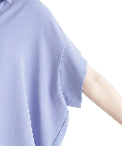 THE SHOP TK / ザ ショップ ティーケー シャツ・ブラウス | スキッパーシャツ【防シワ/接触冷感/洗濯機OK/セットアップ可】 | 詳細24