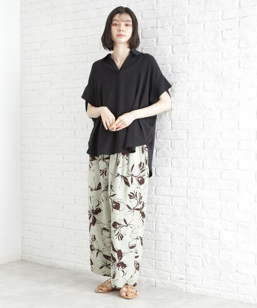 THE SHOP TK / ザ ショップ ティーケー シャツ・ブラウス | スキッパーシャツ【防シワ/接触冷感/洗濯機OK/セットアップ可】 | 詳細9