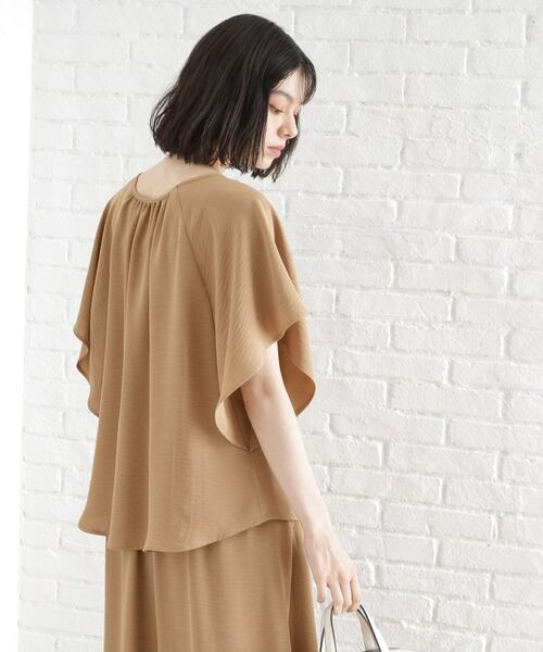 THE SHOP TK / ザ ショップ ティーケー シャツ・ブラウス | 袖フレアブラウス【防シワ／接触冷感／洗濯機OK/セットアップ可】 | 詳細19
