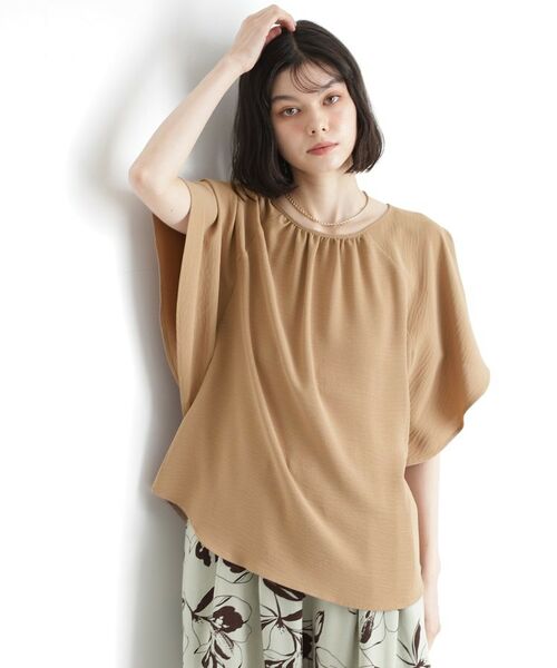 THE SHOP TK / ザ ショップ ティーケー シャツ・ブラウス | 袖フレアブラウス【防シワ／接触冷感／洗濯機OK/セットアップ可】 | 詳細20