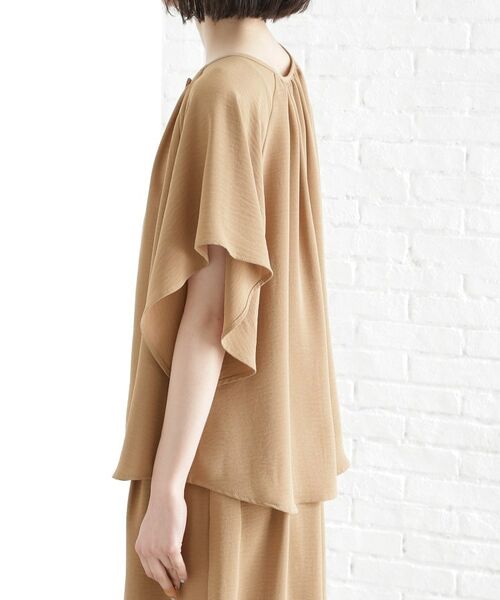 THE SHOP TK / ザ ショップ ティーケー シャツ・ブラウス | 袖フレアブラウス【防シワ／接触冷感／洗濯機OK/セットアップ可】 | 詳細25